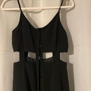 Cutout Button Up Dress